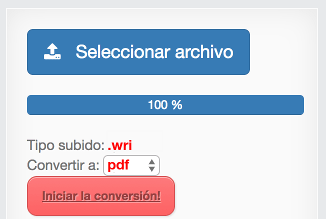 Comment convertir WRI en PDF en ligne